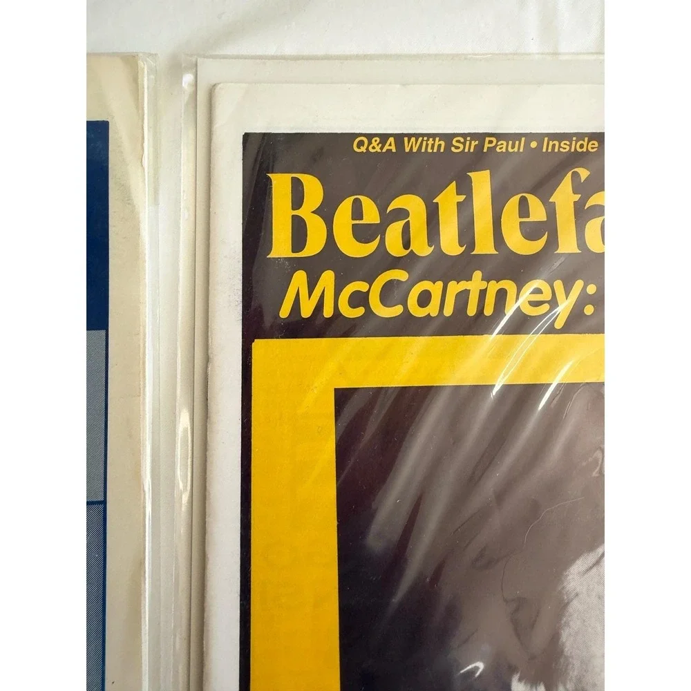 Beatlefan Magazine Lot Paul McCartney 1990 World Tour Onstage Off Talks 3 Issues